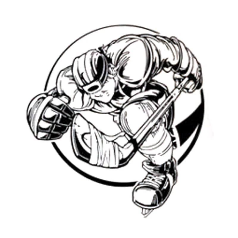 18CM*19.5CM Interesting Hockey Extreme Sports Black/Silver Vinyl Car Sticker Silhouette Decor S9-1048
18CM*19.5CM Interesting Hockey Extreme Sports Black/Silver Vinyl Car Sticker Silhouette Decor S9-1048