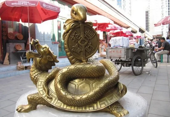 song voge gem S0313 Chinese Brass refined Carved Dragon tortoise Play Money snake statuary
song voge gem S0313 Chinese Brass refined Carved Dragon tortoise Play Money snake statuary