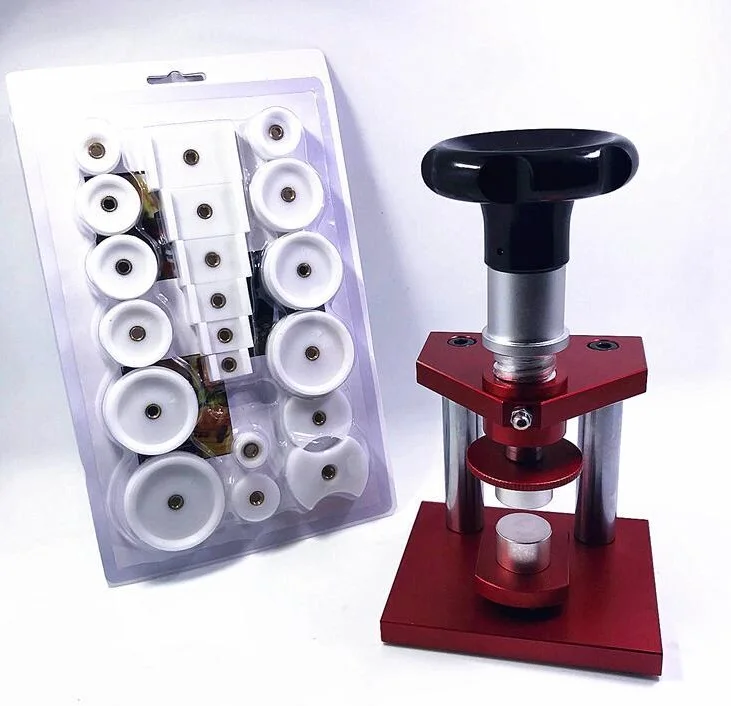 Professional Precise Watch Back Press Tool,Watchmaker Repair tool Watch Crystal Press Tool + Watch Press Dies
Professional Precise Watch Back Press Tool,Watchmaker Repair tool Watch Crystal Press Tool + Watch Press Dies