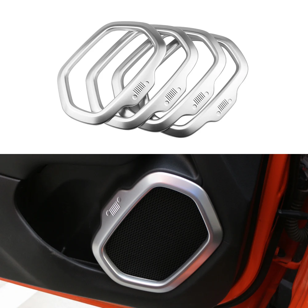 Car Chrome Interior Door Stereo Speaker Ring Cover Speaker Trim Sticker Fit for Jeep Renegade 2015 - 2019 Accessories
Car Chrome Interior Door Stereo Speaker Ring Cover Speaker Trim Sticker Fit for Jeep Renegade 2015 - 2019 Accessories