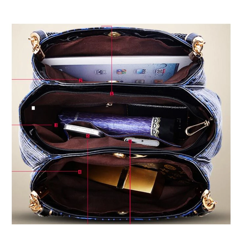 Designer Alligator Bags Women Leather Handbags Brand Luxury Ladies Handbags Fashion Shoulder Bags Black Bolsos Sac 2019 LL487
Designer Alligator Bags Women Leather Handbags Brand Luxury Ladies Handbags Fashion Shoulder Bags Black Bolsos Sac 2019 LL487