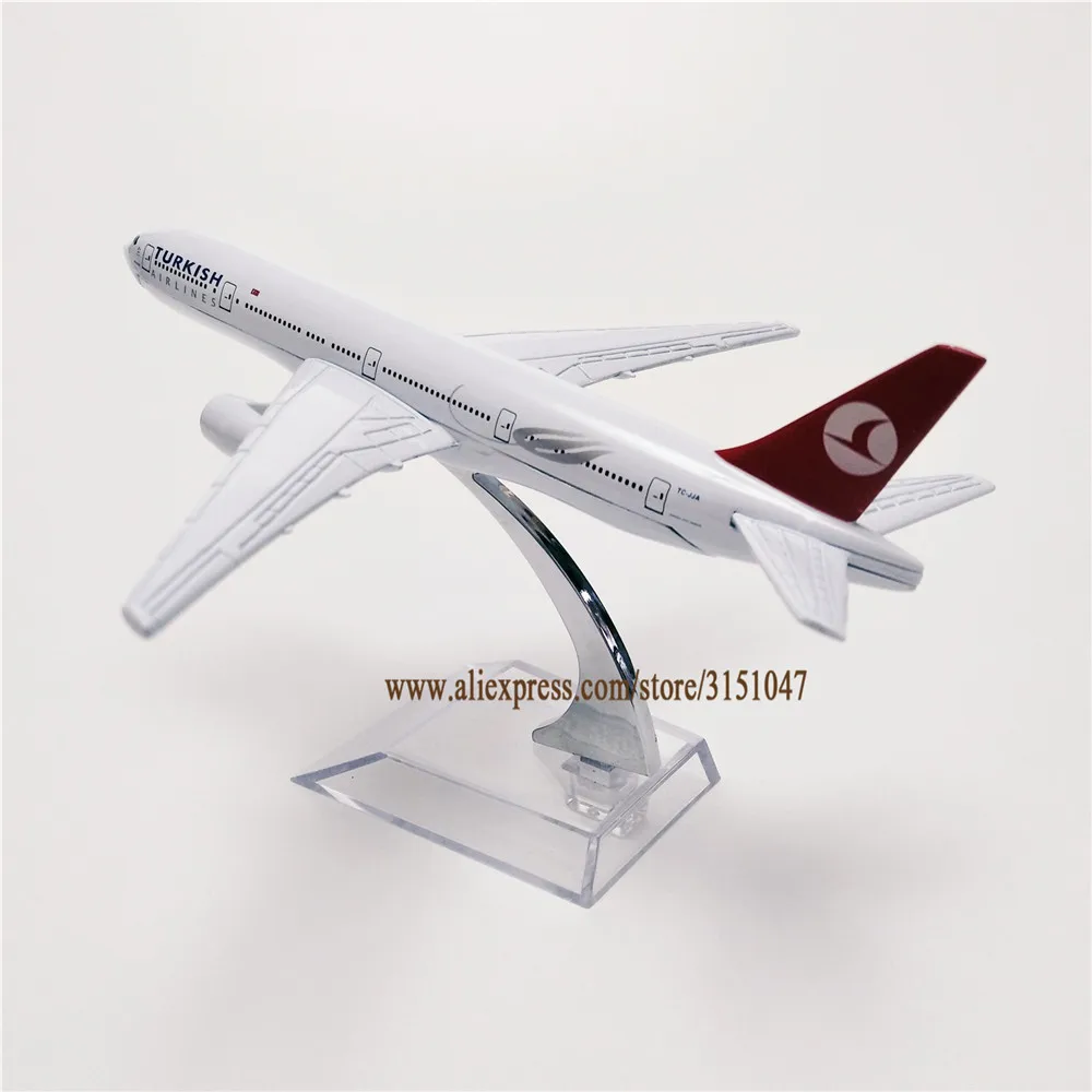 Сплав металла воздушный Турецкие авиалинии B777 модель самолета турецкий Boeing 777