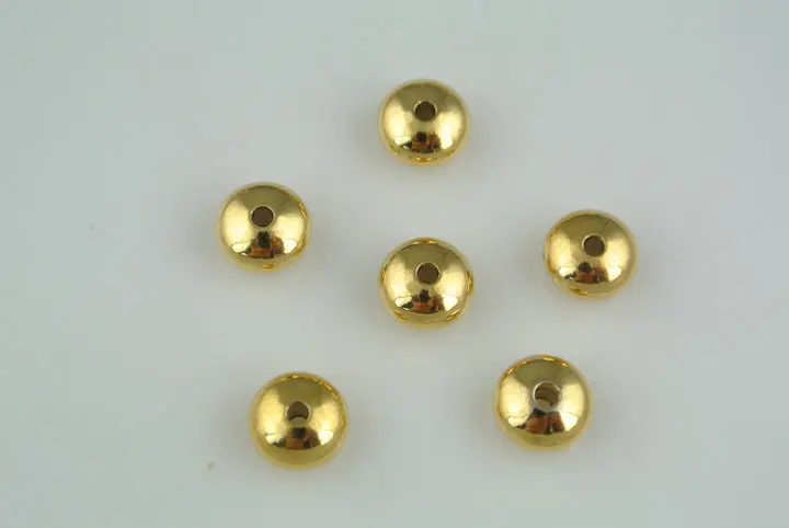 Copper Beads With Gold Color Plating Dish Beads Solid Spacer Big Hole 0.8mm Gold Jewelry Making Beads 50pc/lot #15
Copper Beads With Gold Color Plating Dish Beads Solid Spacer Big Hole 0.8mm Gold Jewelry Making Beads 50pc/lot #15