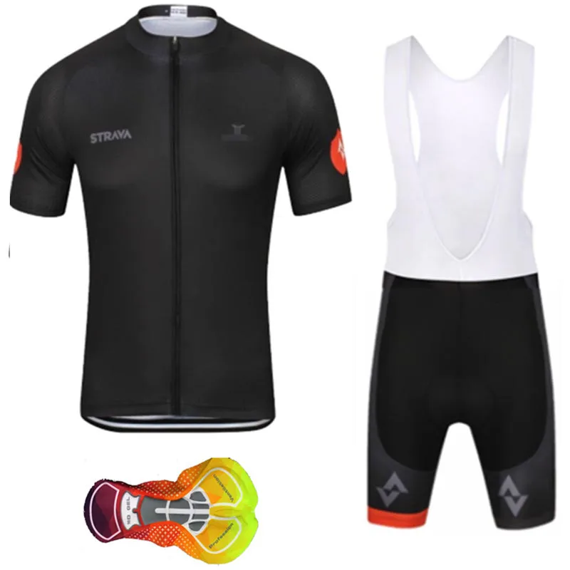 2019 Лето Strava Новый Велоспорт Джерси с коротким рукавом набор Maillot Ropa Ciclismo Uniformes