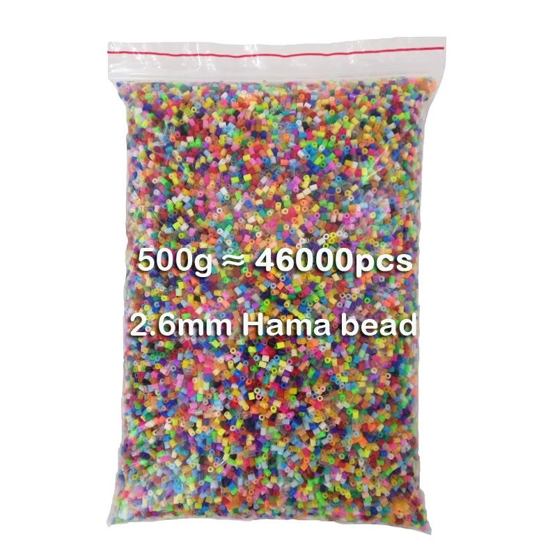 6 bags 500g/bag 2.6mm Hama Beads 72 Colors For Choose Kids Education Diy Toys 100% Quality Guarantee New Perler Beads Wholesale
6 bags 500g/bag 2.6mm Hama Beads 72 Colors For Choose Kids Education Diy Toys 100% Quality Guarantee New Perler Beads Wholesale
