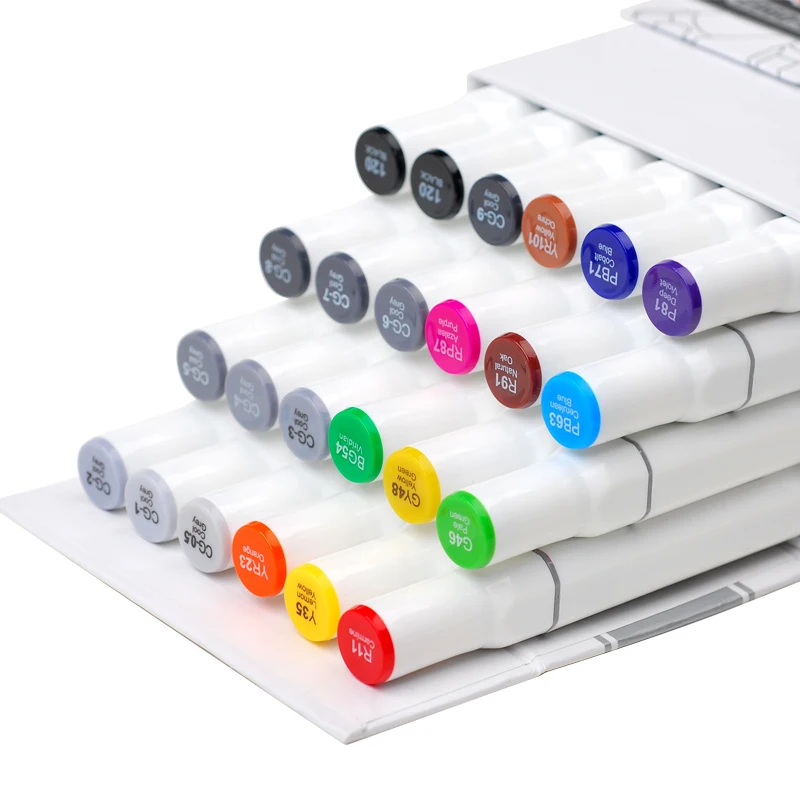 KNOW 12/24/48/60Colors Soft Brush Sketch Markers Painting Double Head Sketch Art Marker Set For Drawing Manga Design Supplies
KNOW 12/24/48/60Colors Soft Brush Sketch Markers Painting Double Head Sketch Art Marker Set For Drawing Manga Design Supplies