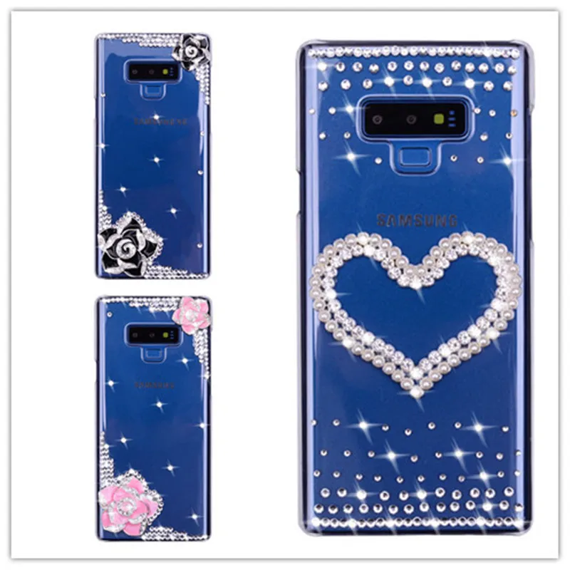 Шикарные чехлы с кристаллами для Samsung Galaxy A7 2018 A3 A5 J7 J5 J3 2017 J2 prime S7 S8 S9 S10 J4 J6 A6 A8 plus Note 8