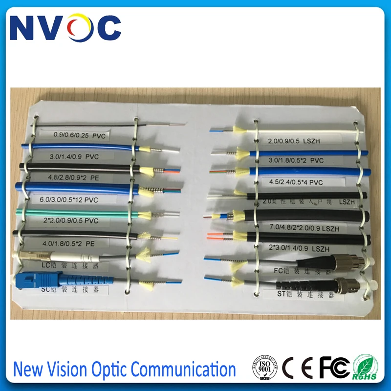 100 м наружный 2-жильный LC UPC дуплексный FTTH прямой патч-кабель ST одномодовый SC G657A