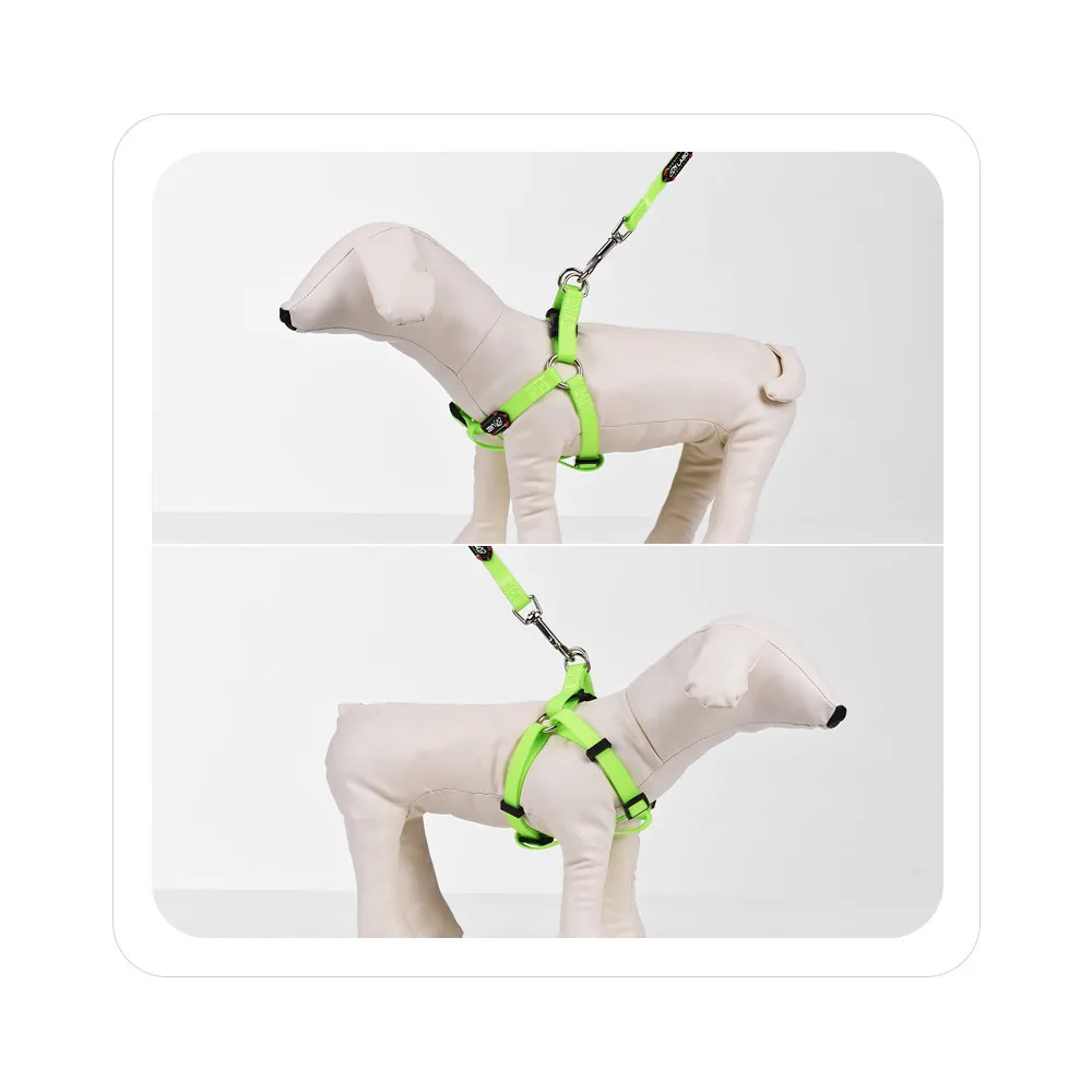 2pcs Silicone Reflective Dog Harness 1.2m Walking Leash Set Adjustable Vest Harness for Daily Training Walking Dog Leash
2pcs Silicone Reflective Dog Harness 1.2m Walking Leash Set Adjustable Vest Harness for Daily Training Walking Dog Leash