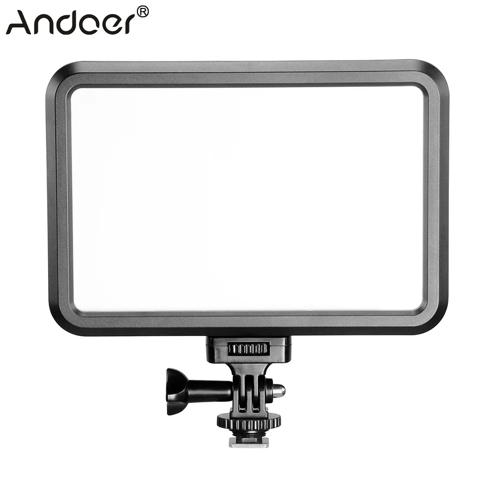 Andoer Camcorder LED Panel Video light Fill-in Light Hot Shoe Video Light Adapter for Canon Nikon Pentax Olympus Digital DSLR
Andoer Camcorder LED Panel Video light Fill-in Light Hot Shoe Video Light Adapter for Canon Nikon Pentax Olympus Digital DSLR