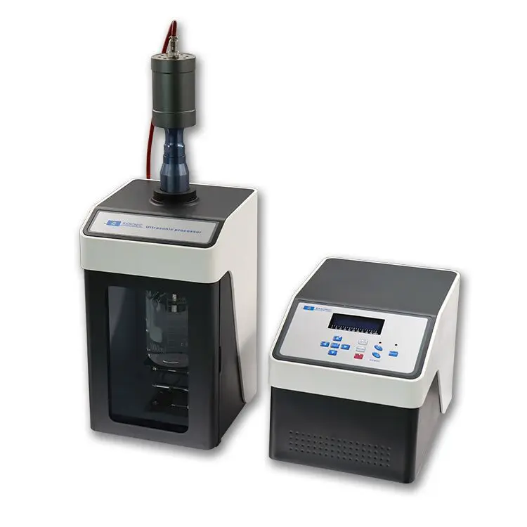 Newest model CE ISO Ultrasonic Homogenizer Sonicator Processor Cell Disruptor Mixer 1800W 20KHZ 50ml-3000ml FS-1800N NE
Newest model CE ISO Ultrasonic Homogenizer Sonicator Processor Cell Disruptor Mixer 1800W 20KHZ 50ml-3000ml FS-1800N NE