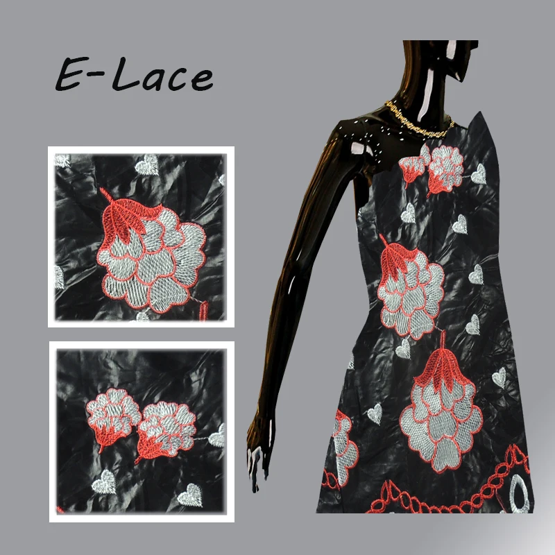 M0! Африканский Базен Riche ткани 5yard Тюль кружевной Высокое качество Getzner Brocade
