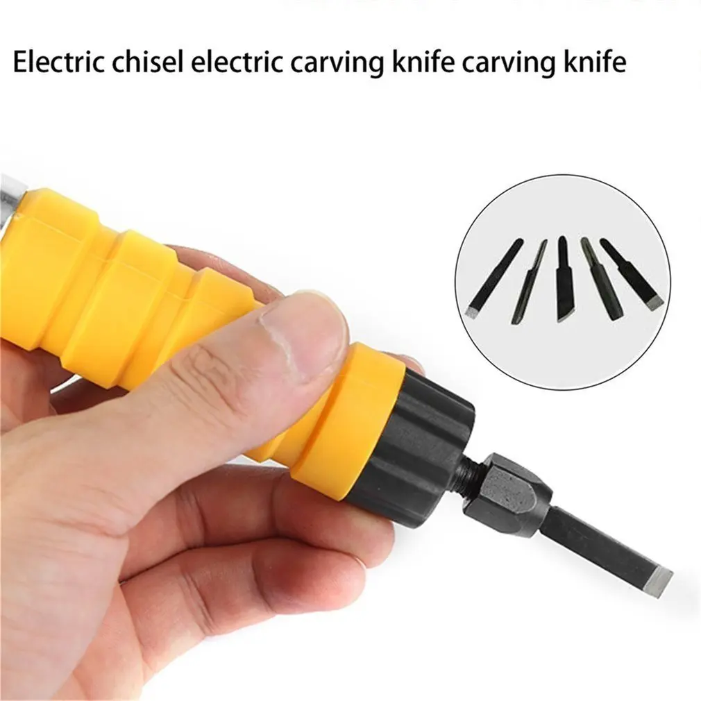 Wood Chisel Carving Tool Set Furniture Wood Carving Tool Electric Chisel+5 Carving Tips Wrench Flexible Flex Shaft
Wood Chisel Carving Tool Set Furniture Wood Carving Tool Electric Chisel+5 Carving Tips Wrench Flexible Flex Shaft