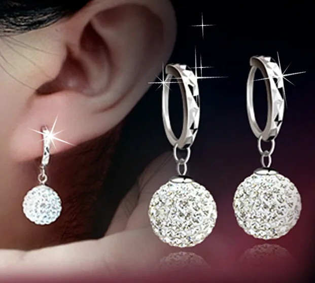 2016 Statement Jewelry Silver Plated Rhinestone Full Crystal Ball Drop Earrings Full Crystal Beads Dangle Earrings Women Brincos
2016 Statement Jewelry Silver Plated Rhinestone Full Crystal Ball Drop Earrings Full Crystal Beads Dangle Earrings Women Brincos
