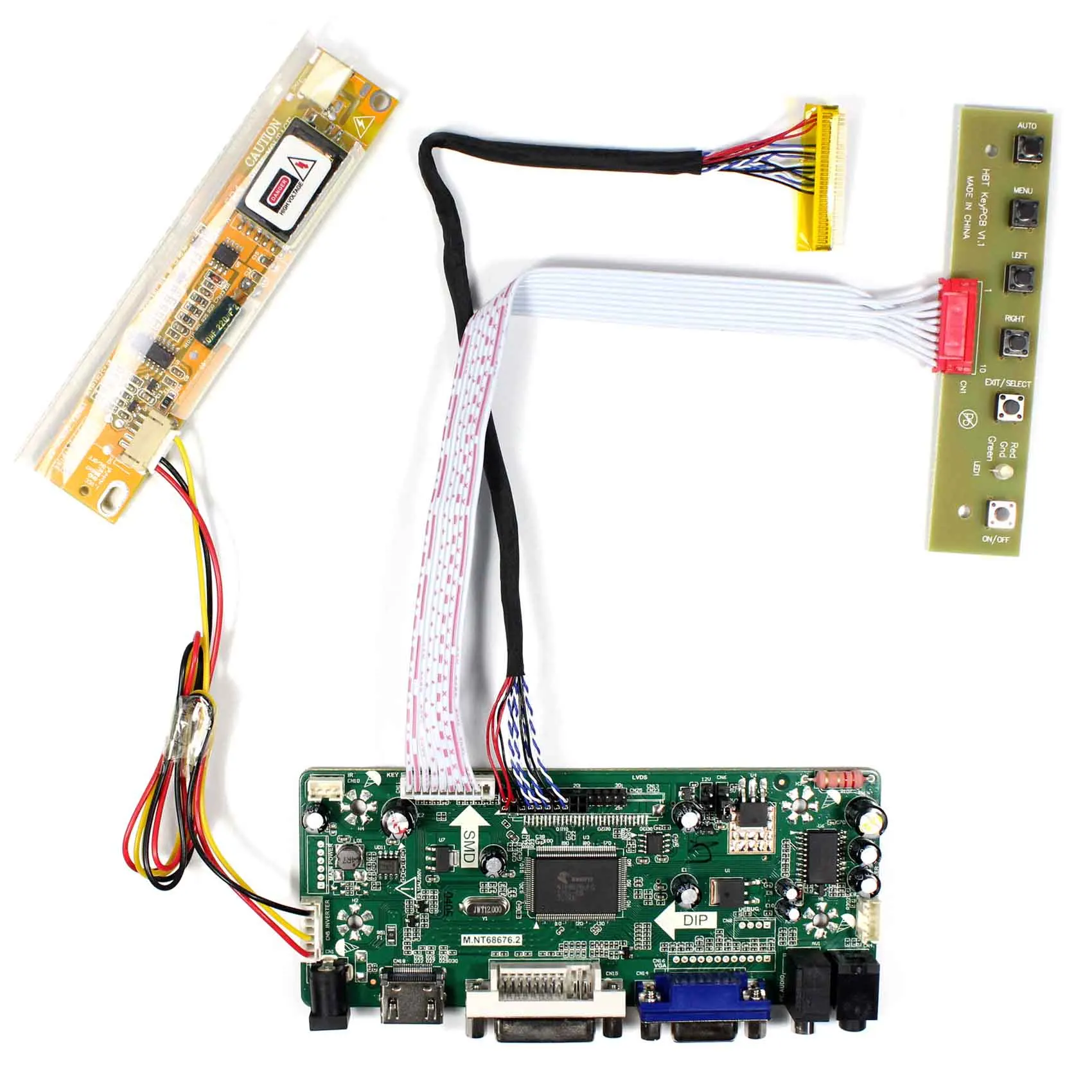 Плата контроллера аудиосигнала H DMI DVI VGA для ЖК-экрана 14,1 дюймов 1280X768 LP141WX1 B140EW01
Плата контроллера аудиосигнала H DMI DVI VGA для ЖК-экрана 14,1 дюймов 1280X768 LP141WX1 B140EW01