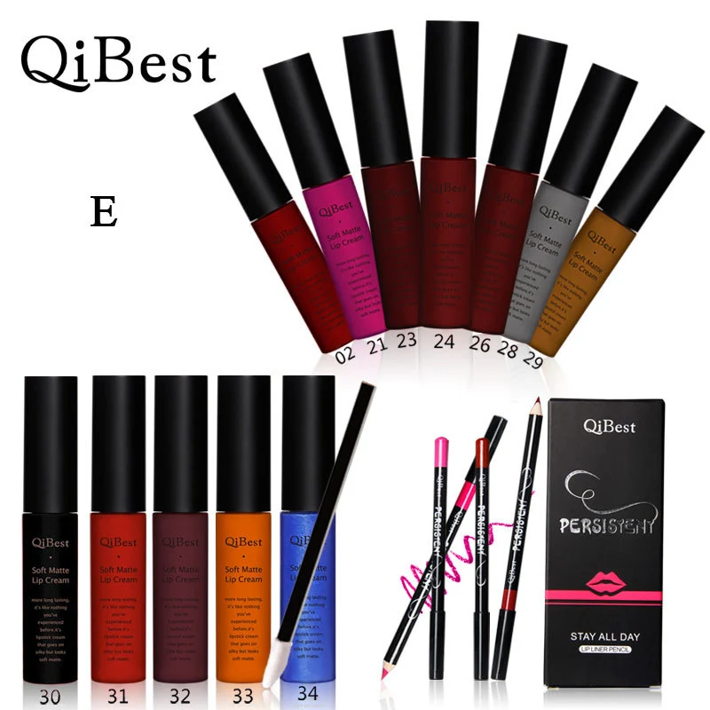 Qibest Makeup Set 12 Colors Lip Gloss + 12 Colors Pencil + 12 Lip Brush Matte Blright Colorful
Qibest Makeup Set 12 Colors Lip Gloss + 12 Colors Pencil + 12 Lip Brush Matte Blright Colorful