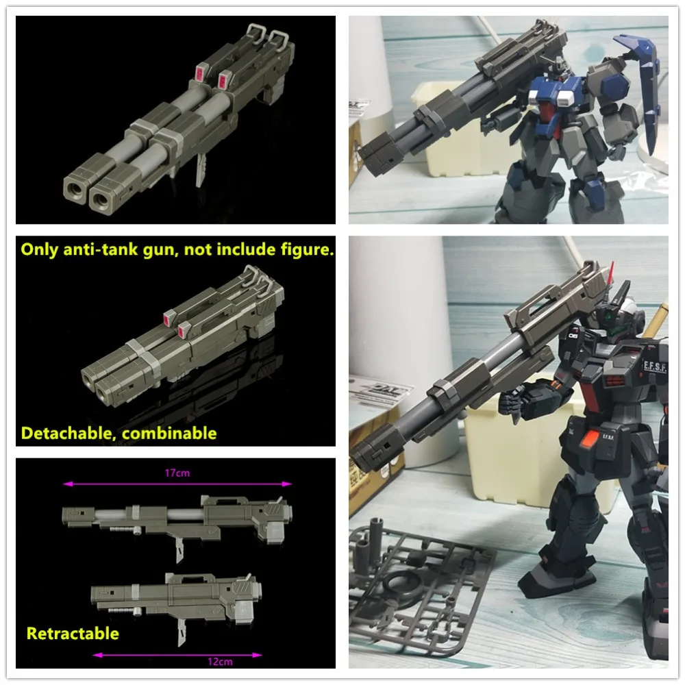 A model Hyper Bazooka Anti-tank gun for MG 1/100 model common used Sinanju Strike Freedom Astray Etc DK001
A model Hyper Bazooka Anti-tank gun for MG 1/100 model common used Sinanju Strike Freedom Astray Etc DK001