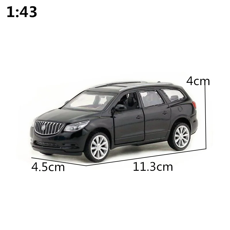 Diecast Metal Toy Model/1:43 Scale Buick Enclave SUV Sport Car/Pull Back/Doors Openable/Educational Collection/Gift For Kid
Diecast Metal Toy Model/1:43 Scale Buick Enclave SUV Sport Car/Pull Back/Doors Openable/Educational Collection/Gift For Kid