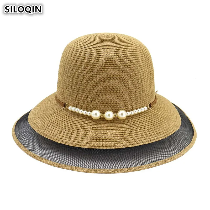 SILOQIN Novel Breathable Women's Sun Hats Foldable Lady's Straw Hat 2019 New Summer Elegant Fashion Shade Beach Hat For Women
SILOQIN Novel Breathable Women's Sun Hats Foldable Lady's Straw Hat 2019 New Summer Elegant Fashion Shade Beach Hat For Women