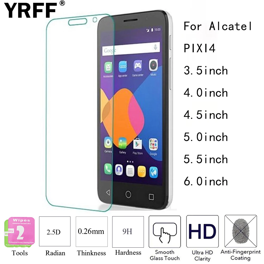 Защитное стекло 2.5D для Alcatel One Touch Pixi 4, 3,5, 4,0, 4,5, 5,0, 5,5 дюйма, 2 шт.
Защитное стекло 2.5D для Alcatel One Touch Pixi 4, 3,5, 4,0, 4,5, 5,0, 5,5 дюйма, 2 шт.