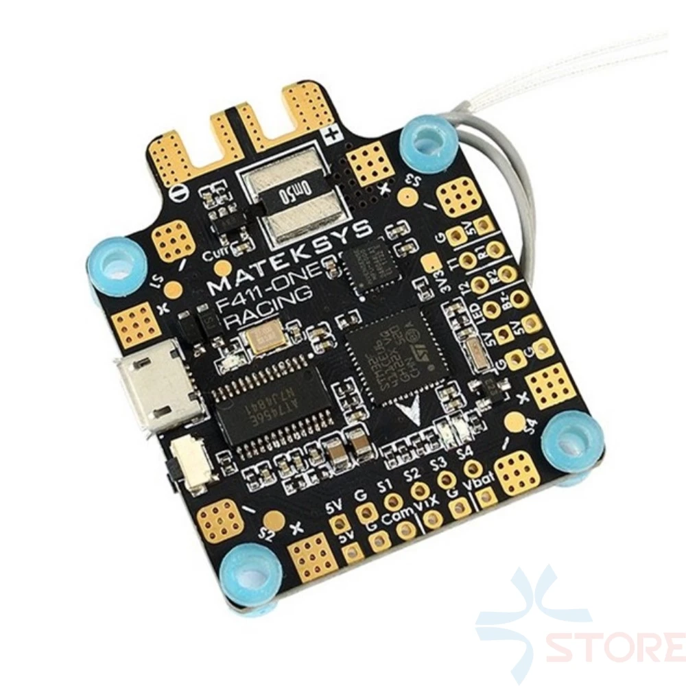 Контроллер полета Matek MATEKSYS 2018, STM32F411 MPU6000 BFOSD SPI, приемник для гоночного радиоуправляемого дрона, новинка F411-ONE
Контроллер полета Matek MATEKSYS 2018, STM32F411 MPU6000 BFOSD SPI, приемник для гоночного радиоуправляемого дрона, новинка F411-ONE