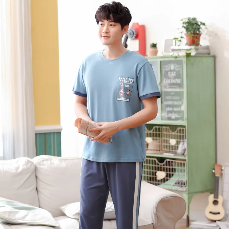 Men 2019 new pajamas short sleeve trousers cotton summer casual knitted casual thin two piece pajama sets pajama set men pajamas
Men 2019 new pajamas short sleeve trousers cotton summer casual knitted casual thin two piece pajama sets pajama set men pajamas