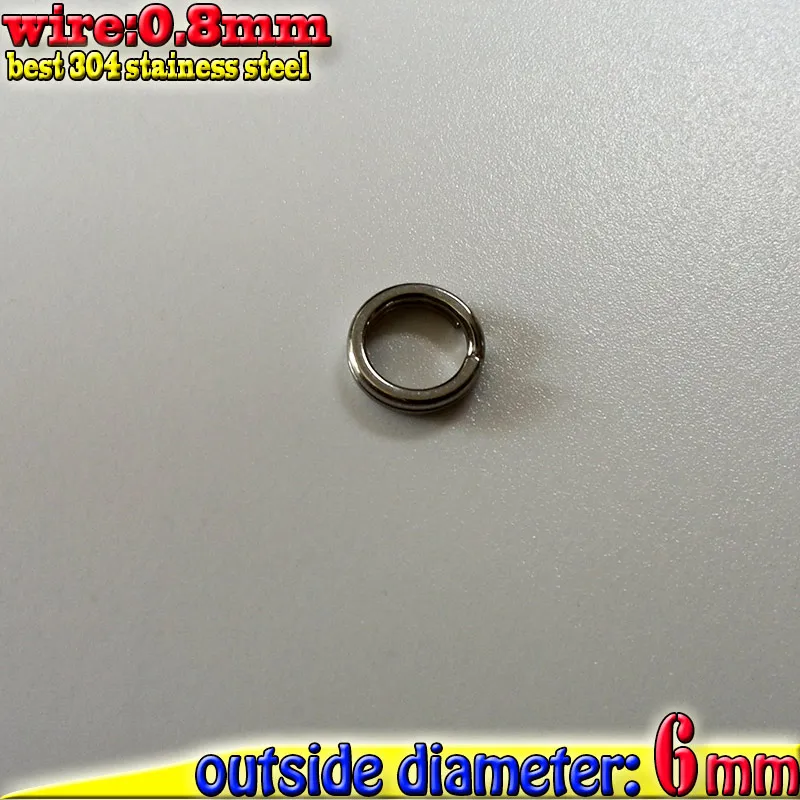 60 шт. раздельные кольца из нержавеющей стали 0 8 304 х6 мм|ring knife|ring stainless steelsteel wedding ring
