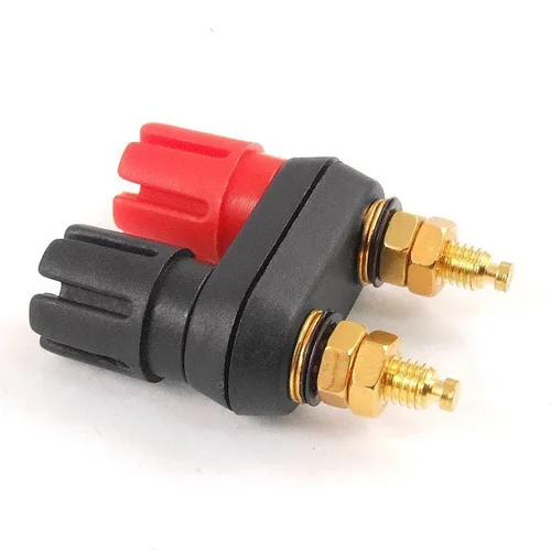 SODIAL (R) Dual Female Banana Plug Terminal Binding Post для усилителя динамика|female plug|post termination |