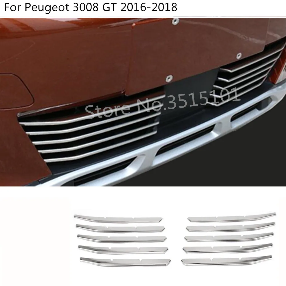 Car Body Styling Cover Protect Stainless Trim Front Up Grid Grill Grille Racing For Peugeot 3008 GT 3008GT 2016 2017 2018 2019
Car Body Styling Cover Protect Stainless Trim Front Up Grid Grill Grille Racing For Peugeot 3008 GT 3008GT 2016 2017 2018 2019