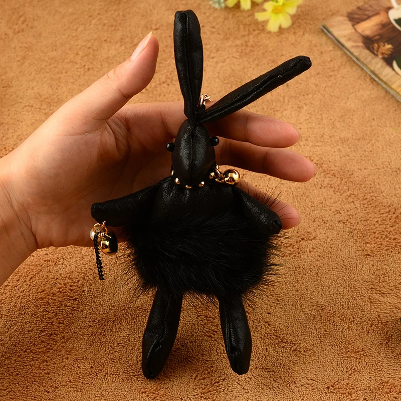 Luxury High Quality Cute Leather Animal Rabbit Keychain Mink Fur Pompom Key Ring Women Bag Charm Accessories Pendant Key Holder
Luxury High Quality Cute Leather Animal Rabbit Keychain Mink Fur Pompom Key Ring Women Bag Charm Accessories Pendant Key Holder