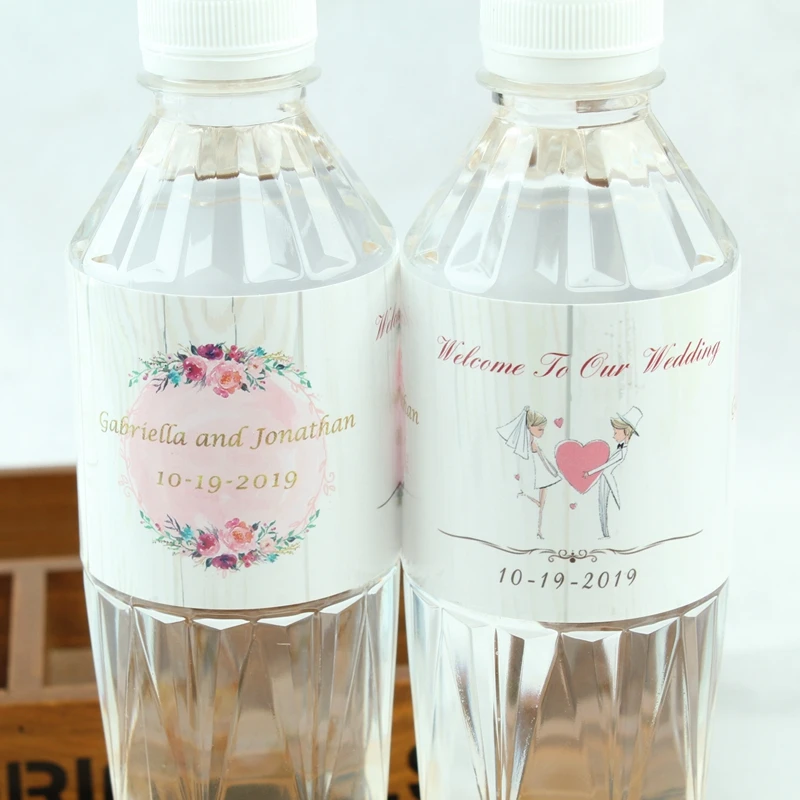 Personalized wedding logo Water Bottle Label Sticker Wrappers Baby shower Anniversary wedding decoration centerpieces
Personalized wedding logo Water Bottle Label Sticker Wrappers Baby shower Anniversary wedding decoration centerpieces