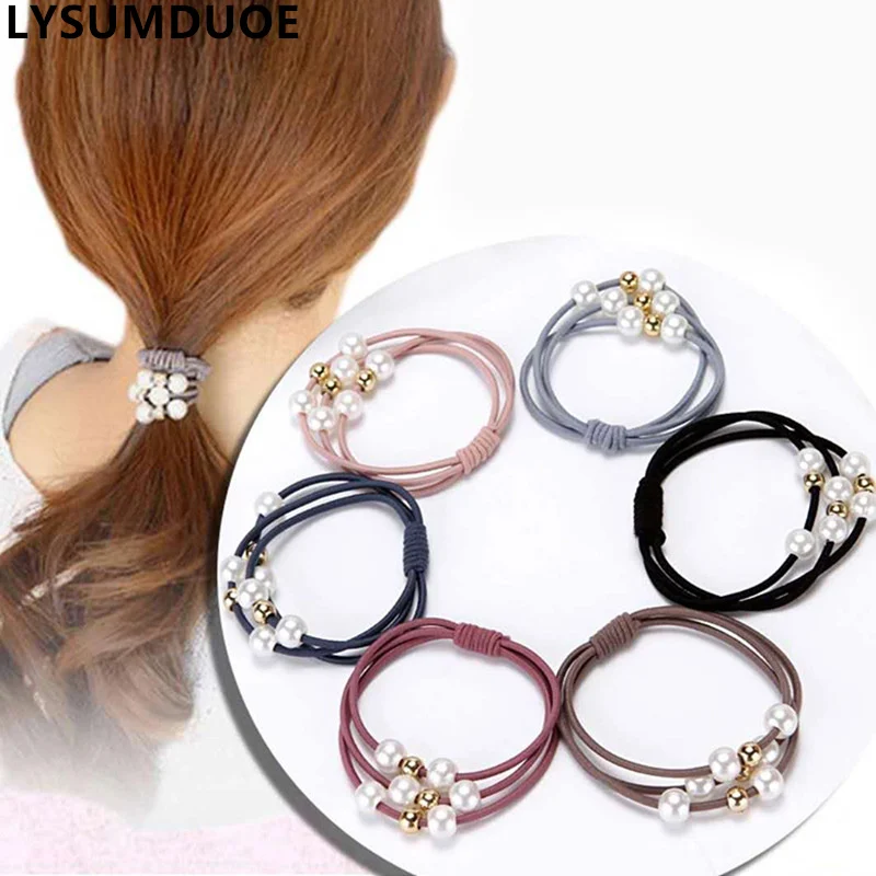 Pearl Headband Elastic Hair Bands Korean Style Women Accessories Headdress Bead Scrunchie Solid Cute Hair Bands for Girls 6Pcs
Pearl Headband Elastic Hair Bands Korean Style Women Accessories Headdress Bead Scrunchie Solid Cute Hair Bands for Girls 6Pcs
