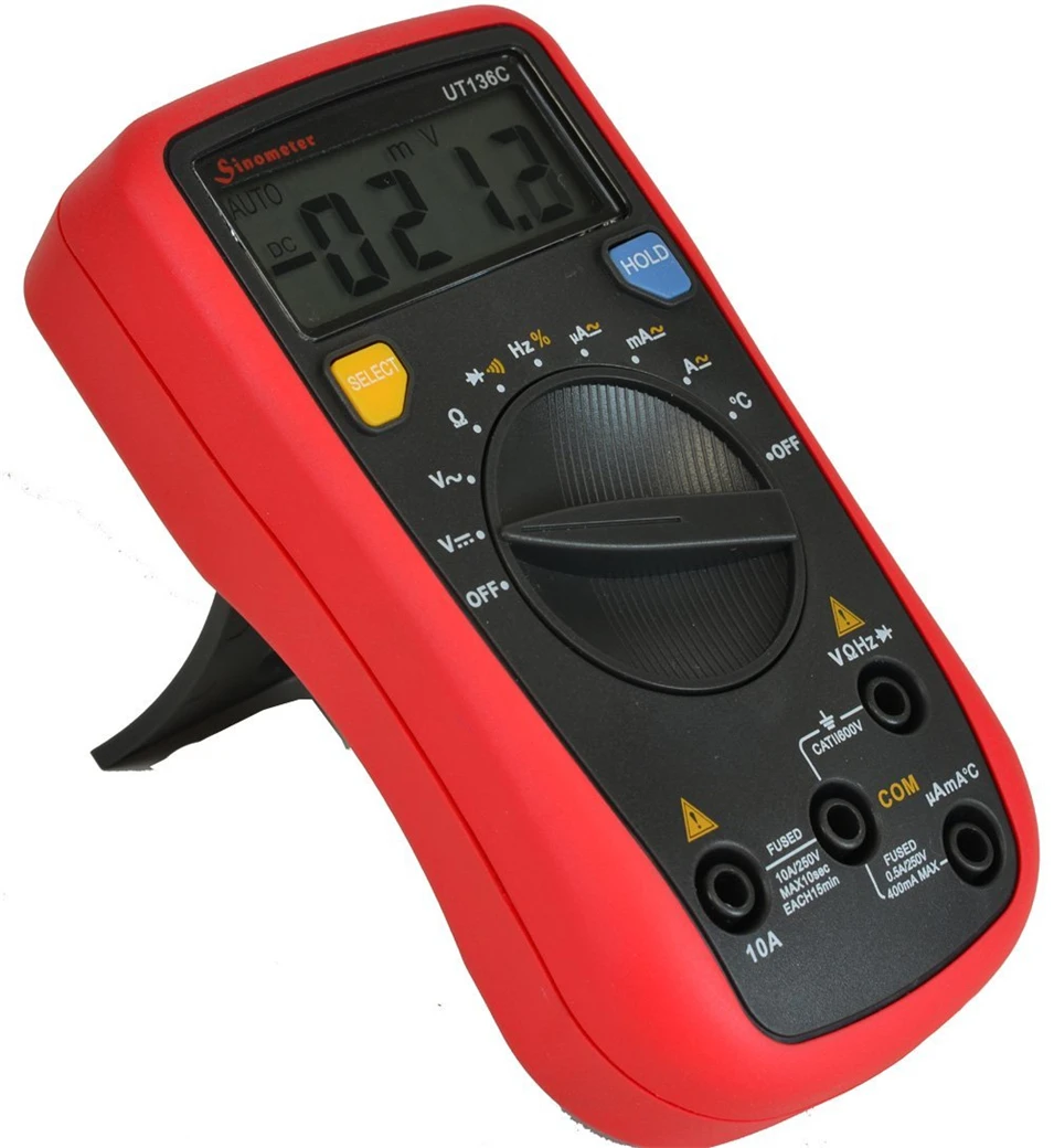 UNI-T UT136C Auto Range Digital Multimeter with Temperature Frequency Resistance AC/DC Voltage Current Measurement | Инструменты