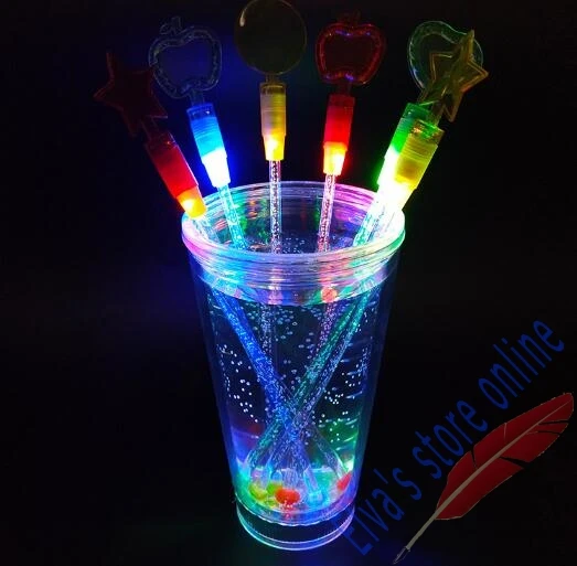 12 pcs LED Light Swizzle Sticks Plastic Coctail Sticks Fashion Bar Tools Drink Stirrers
12 pcs LED Light Swizzle Sticks Plastic Coctail Sticks Fashion Bar Tools Drink Stirrers