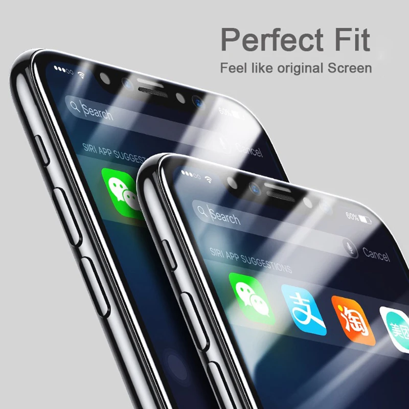 Новинка 6D закаленное стекло для iPhone 7 8 Plus Защитная пленка экрана с изогнутыми