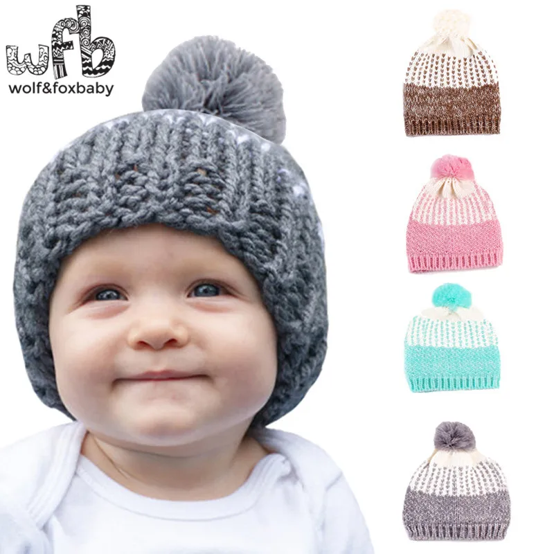 Retail 50CM round cap Hairball Knitted woolen cap fashion baby children infant kids spring autumn fall winter
Retail 50CM round cap Hairball Knitted woolen cap fashion baby children infant kids spring autumn fall winter