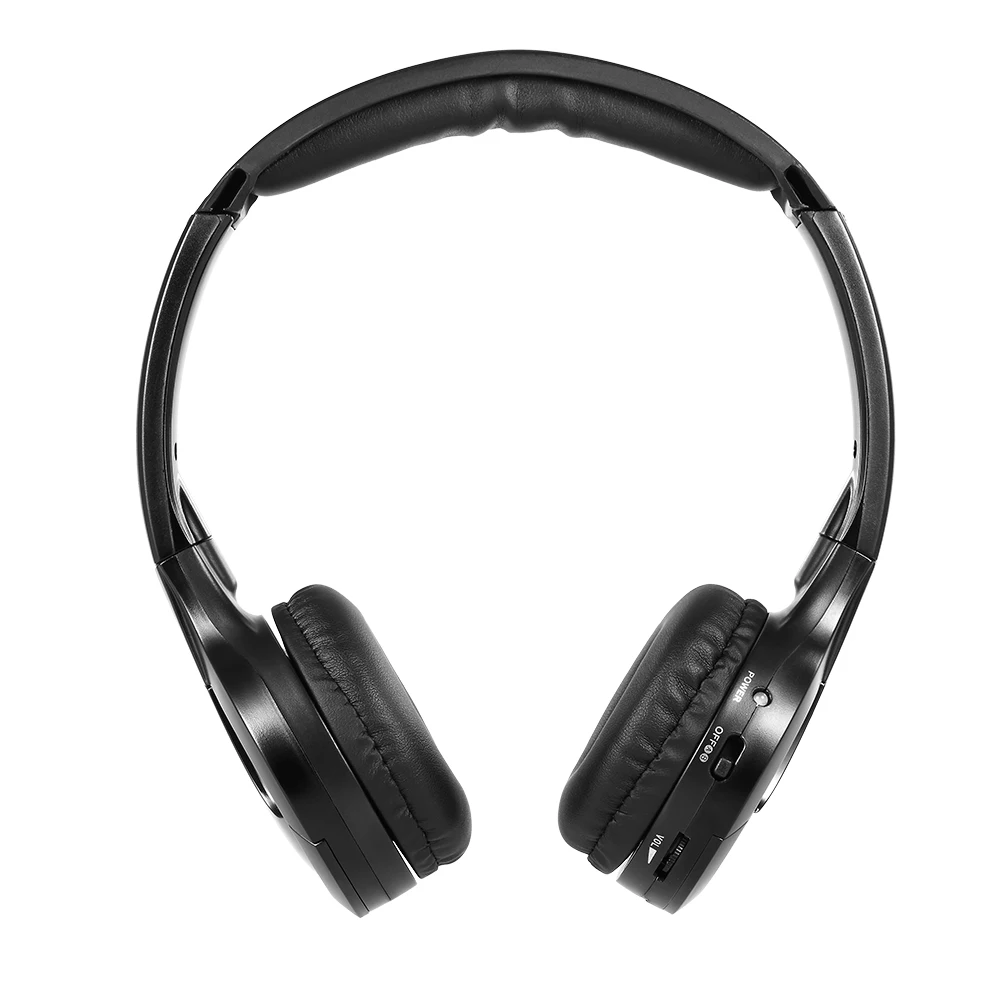 Wireless IR Infrared Car Headsets Stereo Music Headphones Wired Earphone Dual Channel for In-car DVD Player MP3 | Электроника