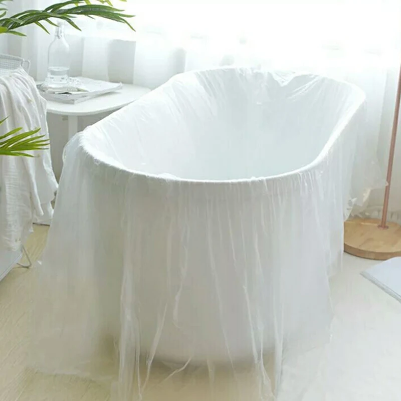 Thickened Disposable Bathtub Cover Bag Family Hotel Health Bath Tub Film Home Decor Salon Household Bag Lining Clear
Thickened Disposable Bathtub Cover Bag Family Hotel Health Bath Tub Film Home Decor Salon Household Bag Lining Clear