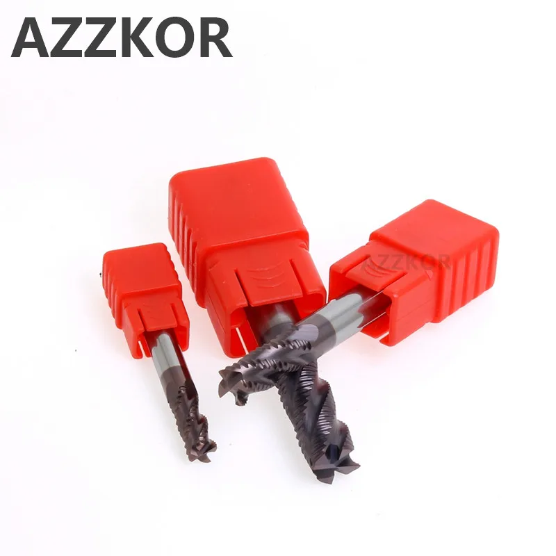 AZZKOR Milling Cutter Alloy Coating Tungsten Steel Tool Cnc Maching 4 Blade Roughing Endmills Milling Cutter 16mm20mm For Metal
AZZKOR Milling Cutter Alloy Coating Tungsten Steel Tool Cnc Maching 4 Blade Roughing Endmills Milling Cutter 16mm20mm For Metal