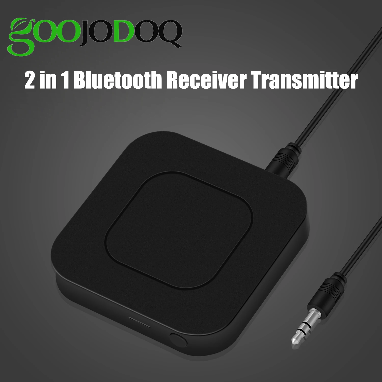 GOOJODOQ 2 в 1 Bluetooth 4 аудио передатчик приемник 3 5 мм Aux адаптер для ТВ домашней стерео