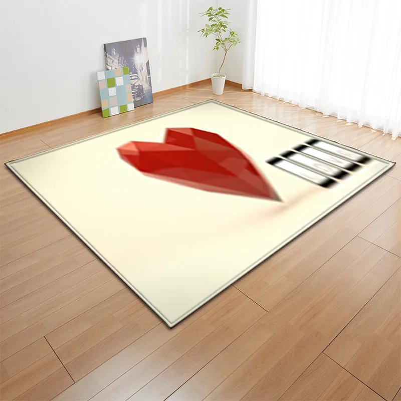 Romantic Valentine's Day Living Room Carpets Wedding Decoration Mats Adults Bedroom Love Heart Diamond Flannel Area Rug Carpet
Romantic Valentine's Day Living Room Carpets Wedding Decoration Mats Adults Bedroom Love Heart Diamond Flannel Area Rug Carpet