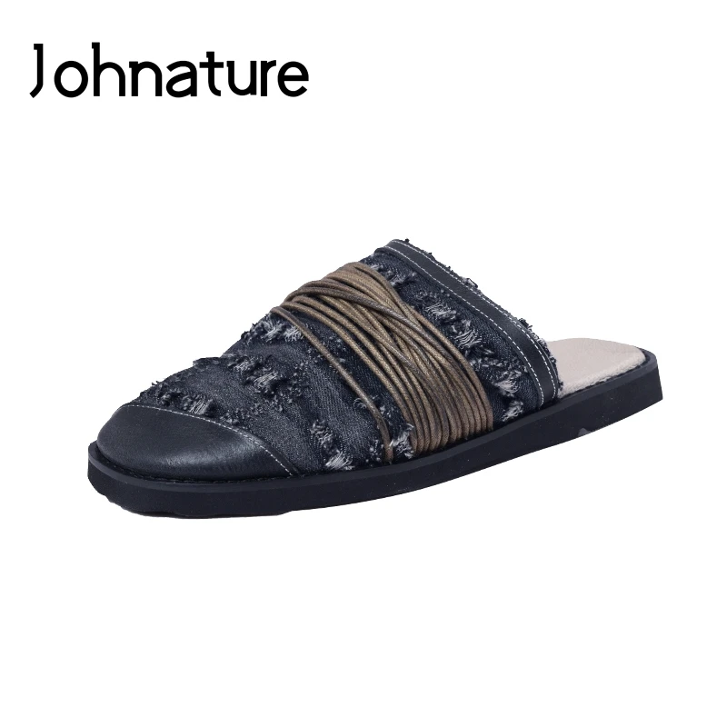 Женские сланцы из натуральной кожи Johnature, однотонные на плоской подошве с ремешками, сандалии ручной работы в стиле ретро, простая обувь для ...
Женские сланцы из натуральной кожи Johnature, однотонные на плоской подошве с ремешками, сандалии ручной работы в стиле ретро, простая обувь для ...