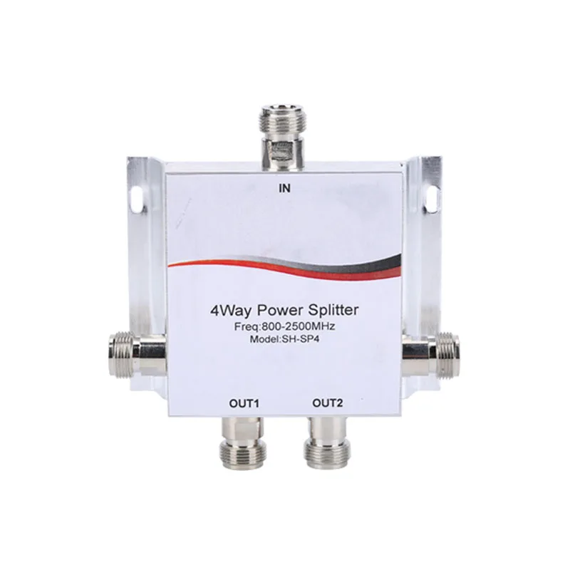 Wholesale 800~2500MHz N 4-way RF Power Divider Splitter For GSM&CDMA&DCS 3G 4G Signal Repeater
Wholesale 800~2500MHz N 4-way RF Power Divider Splitter For GSM&CDMA&DCS 3G 4G Signal Repeater