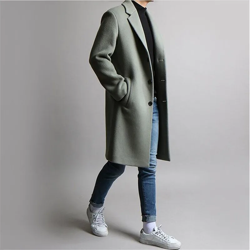 Autumn Lamb Wool Coat New Casual Thicken Blends Fashion Loose Long Coats Thermal Single Breasted Windbreaker Coat For Men A4082
Autumn Lamb Wool Coat New Casual Thicken Blends Fashion Loose Long Coats Thermal Single Breasted Windbreaker Coat For Men A4082