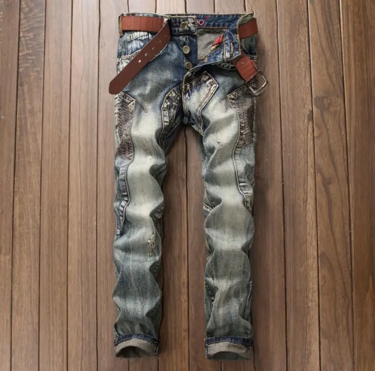 cheap jeans men biker Personality spell retro jeans men trousers male denim pants masculino motorcycle fashion designer
cheap jeans men biker Personality spell retro jeans men trousers male denim pants masculino motorcycle fashion designer