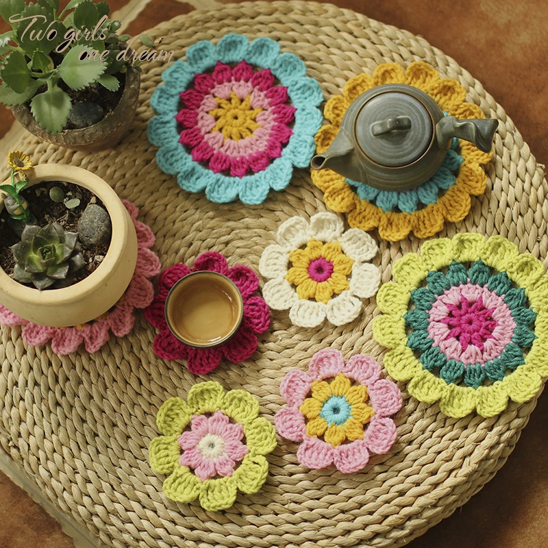 20pcs/lot Photography Props Coaster Crochet Flowers Clothes Patch Accessory Handmade Crochet Doilies Table Mats Pad 9-14cm
20pcs/lot Photography Props Coaster Crochet Flowers Clothes Patch Accessory Handmade Crochet Doilies Table Mats Pad 9-14cm