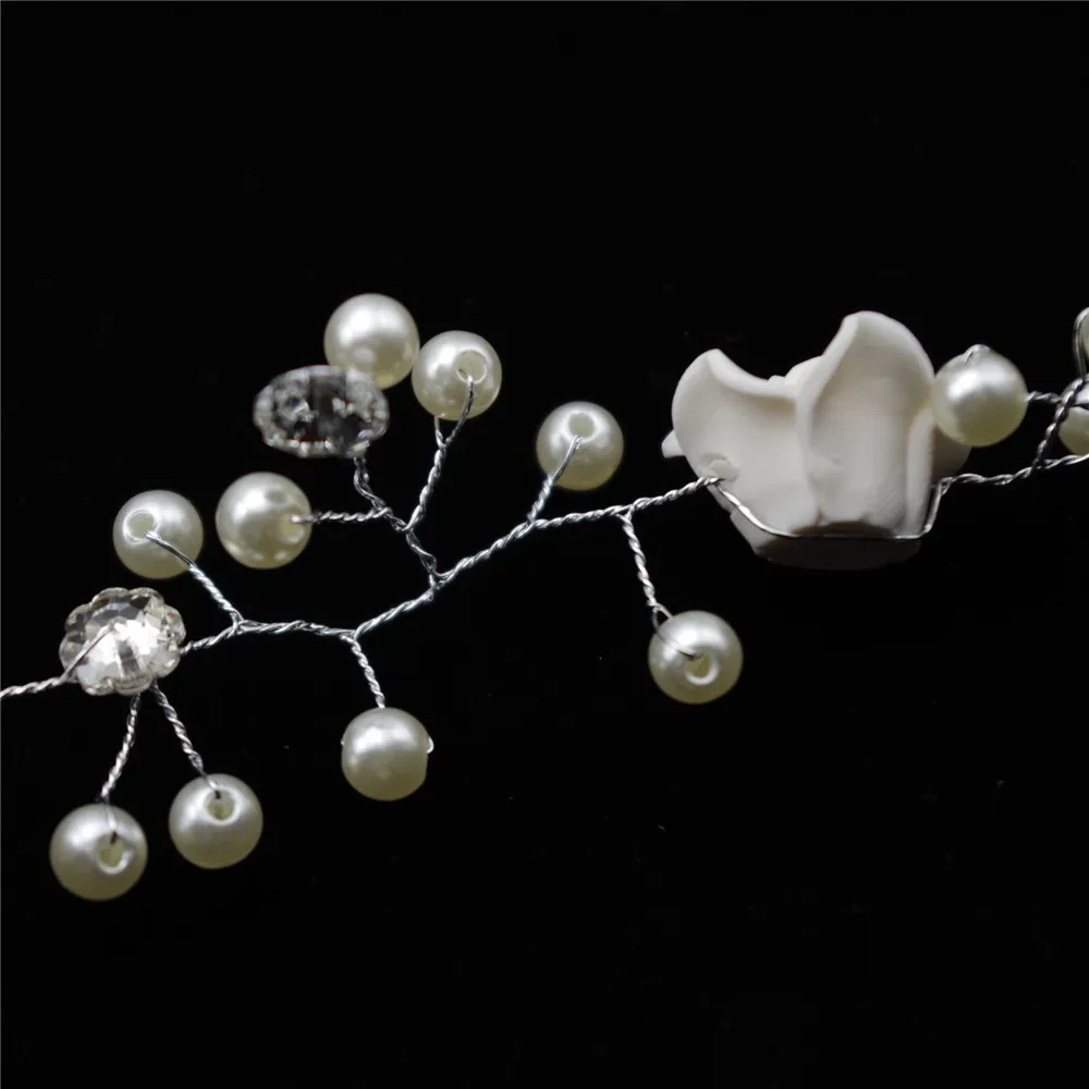 Handmade Pearl Flower Wedding Hair Vine Bridal Dridesmaid Diamante Headband 1M Wedding Hair Accessories
Handmade Pearl Flower Wedding Hair Vine Bridal Dridesmaid Diamante Headband 1M Wedding Hair Accessories