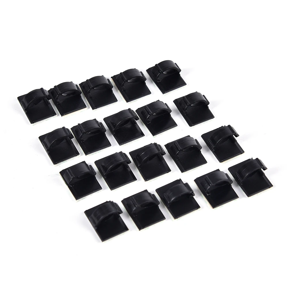 20pcs/lot Adhesive Car Cable Clips Management Desk Wall Cord Clamps Black Cable Winder Drop Wire Tie Fixer Holder Organizer
20pcs/lot Adhesive Car Cable Clips Management Desk Wall Cord Clamps Black Cable Winder Drop Wire Tie Fixer Holder Organizer