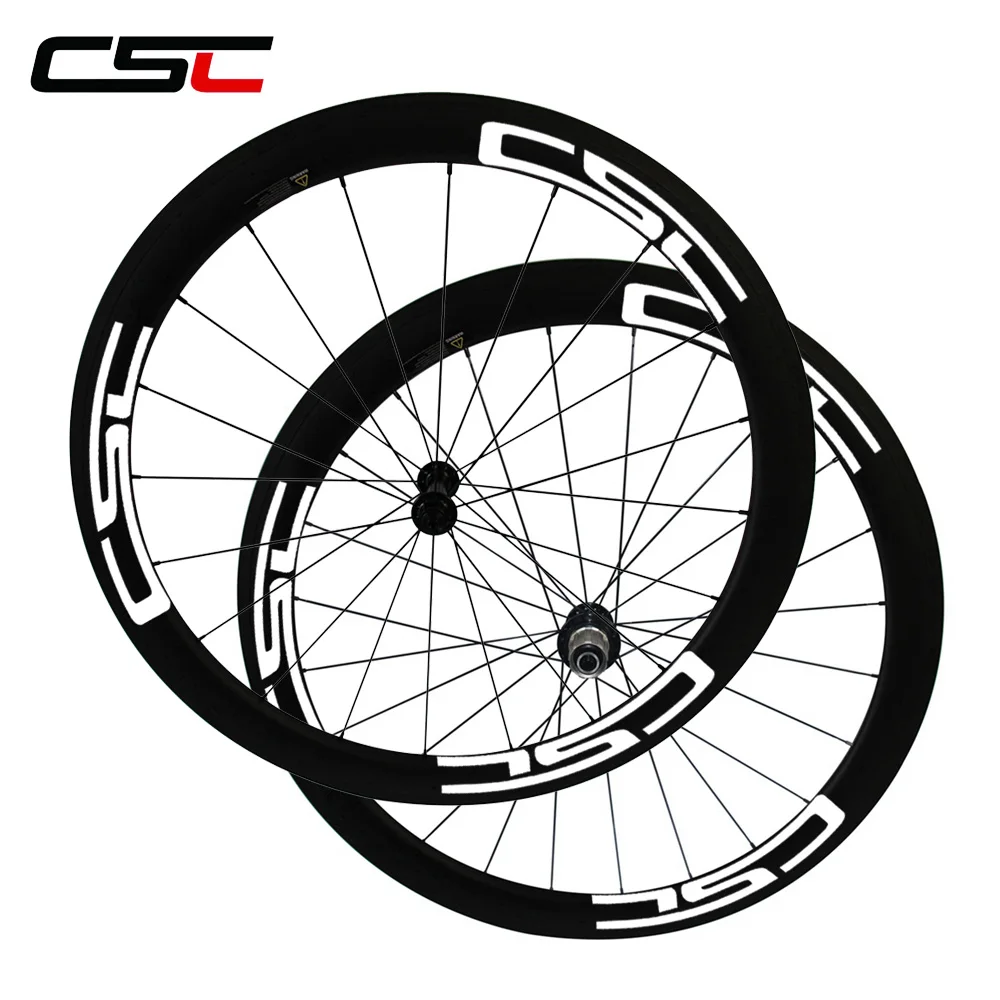 CSC U Shape 50mm Depth 25 Width china high quality Road Bike Carbon Tubular wheels with Powerway R13 hub + cn 424 spokes
CSC U Shape 50mm Depth 25 Width china high quality Road Bike Carbon Tubular wheels with Powerway R13 hub + cn 424 spokes
