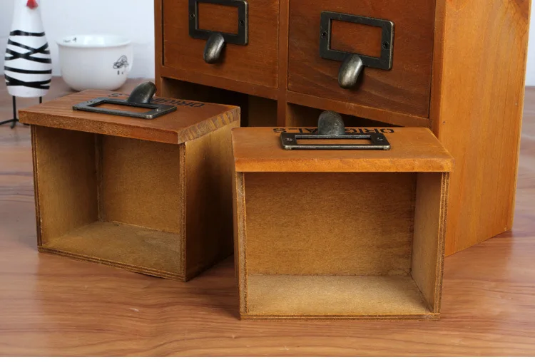 1PC Zakka 6 drawer storage box groceries vintage wooden finishing cabinet desktop organizer JL 0948
1PC Zakka 6 drawer storage box groceries vintage wooden finishing cabinet desktop organizer JL 0948